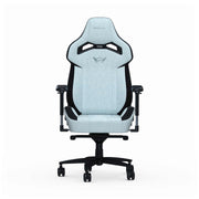 Light Blue Fabric Zephyr gaming chair front
