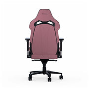 Pink Fabric Zephyr gaming chair rear